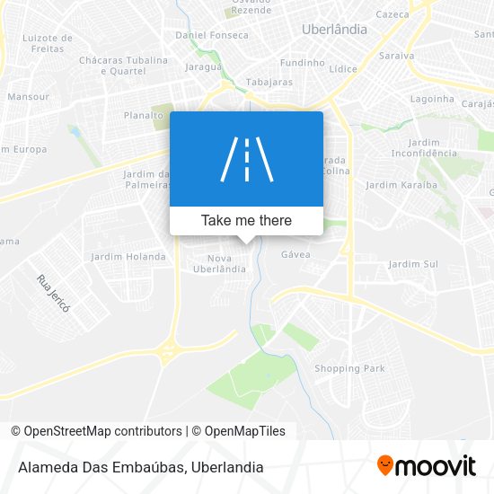Alameda Das Embaúbas map