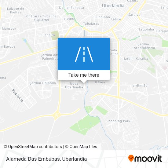 Alameda Das Embúbas map