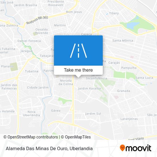 Alameda Das Minas De Ouro map