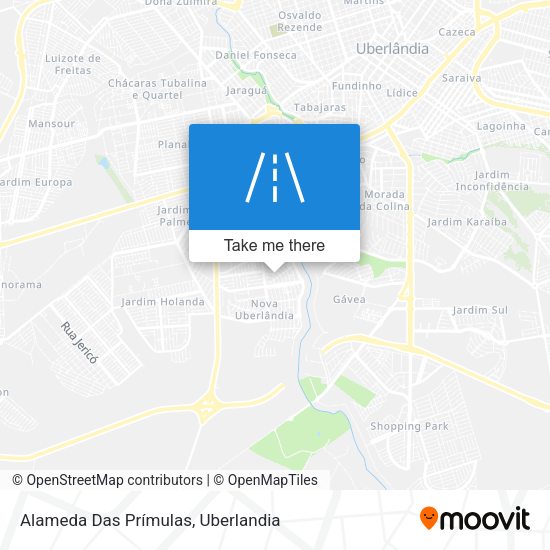 Alameda Das Prímulas map