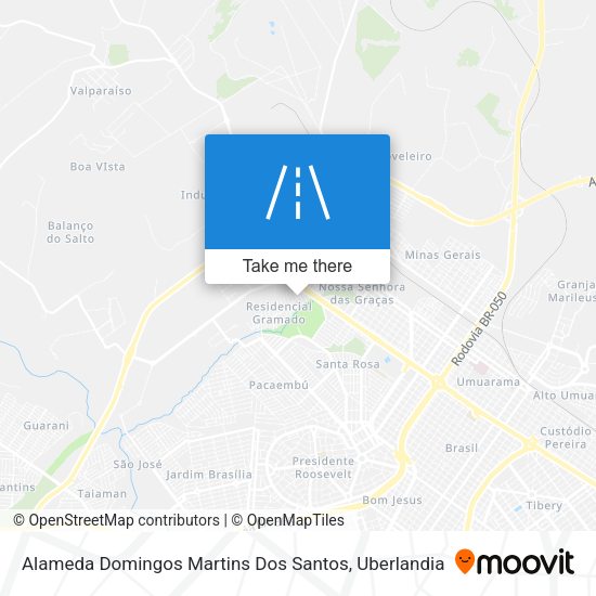 Alameda Domingos Martins Dos Santos map