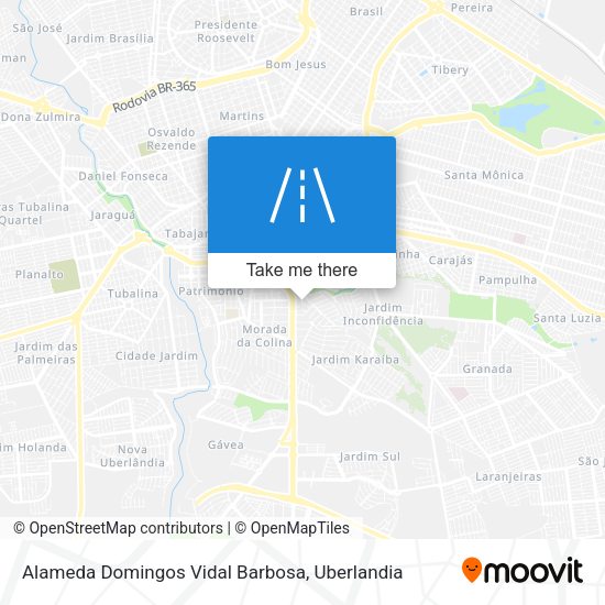 Alameda Domingos Vidal Barbosa map