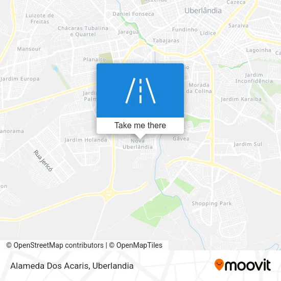 Alameda Dos Acaris map
