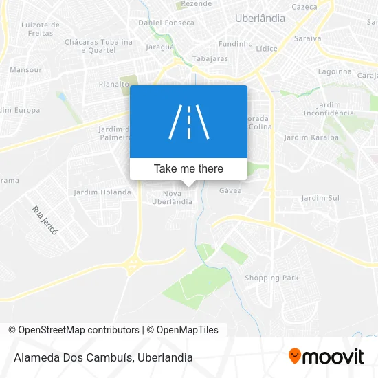Alameda Dos Cambuís map