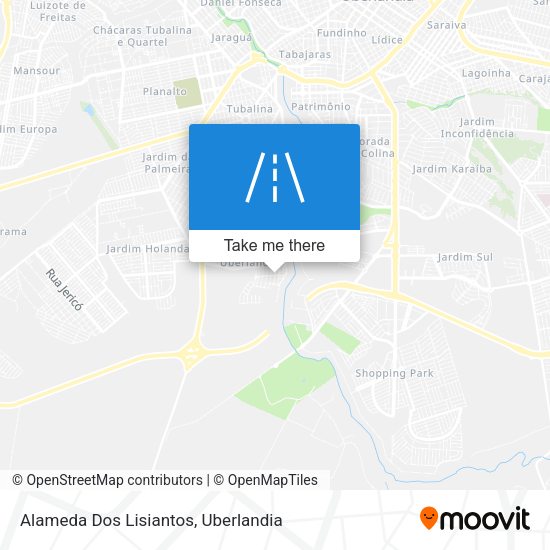 Alameda Dos Lisiantos map