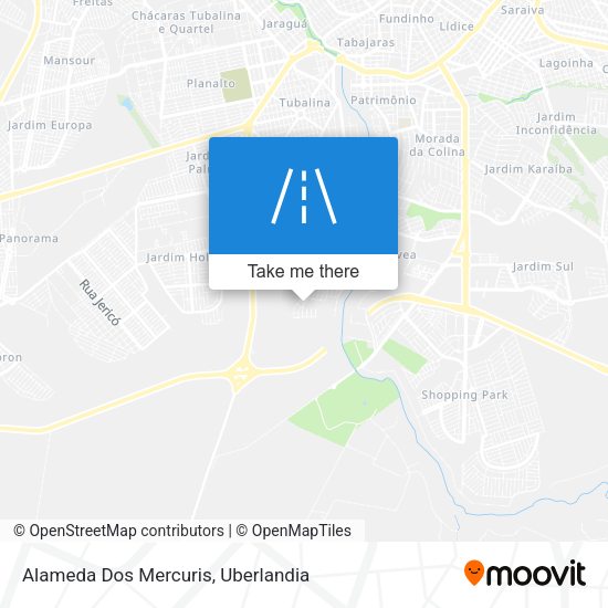 Alameda Dos Mercuris map