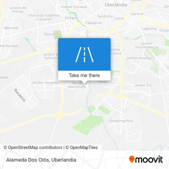 Alameda Dos Oitis map