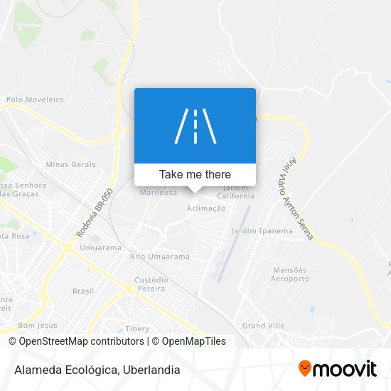 Alameda Ecológica map