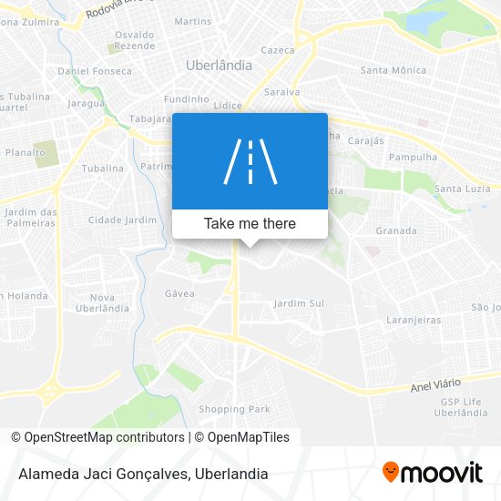 Alameda Jaci Gonçalves map