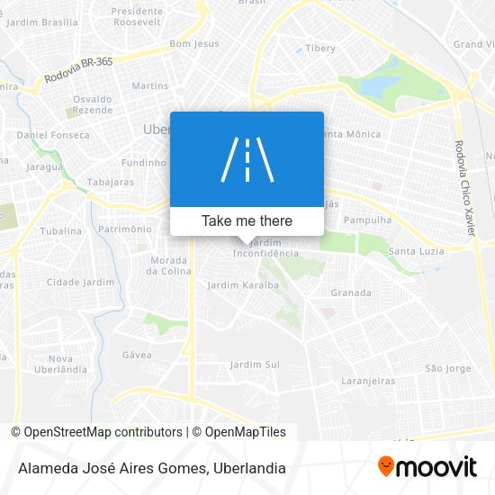 Alameda José Aires Gomes map