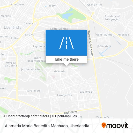 Alameda Maria Benedita Machado map