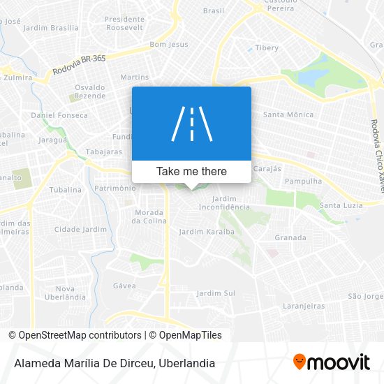 Alameda Marília De Dirceu map