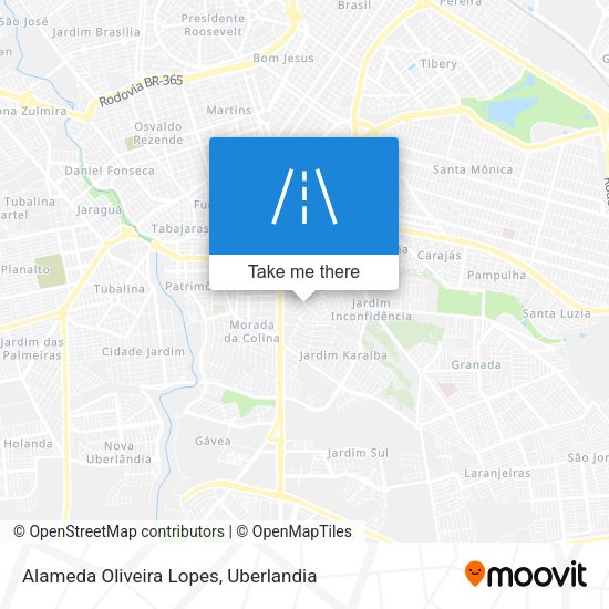 Alameda Oliveira Lopes map