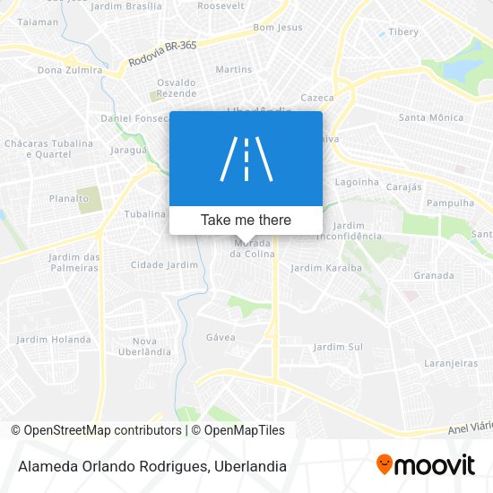 Alameda Orlando Rodrigues map