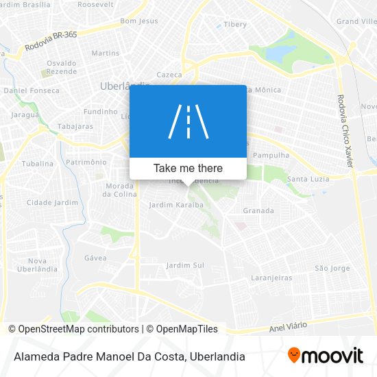Alameda Padre Manoel Da Costa map