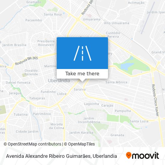 Avenida Alexandre Ribeiro Guimarães map