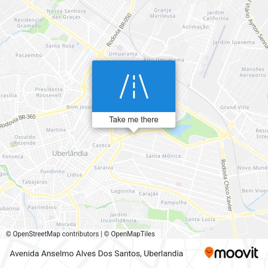 Avenida Anselmo Alves Dos Santos map