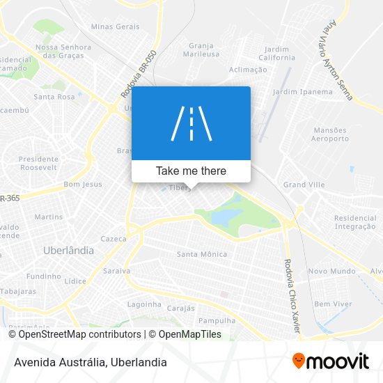 Avenida Austrália map