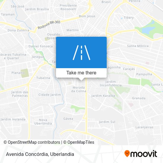 Avenida Concórdia map