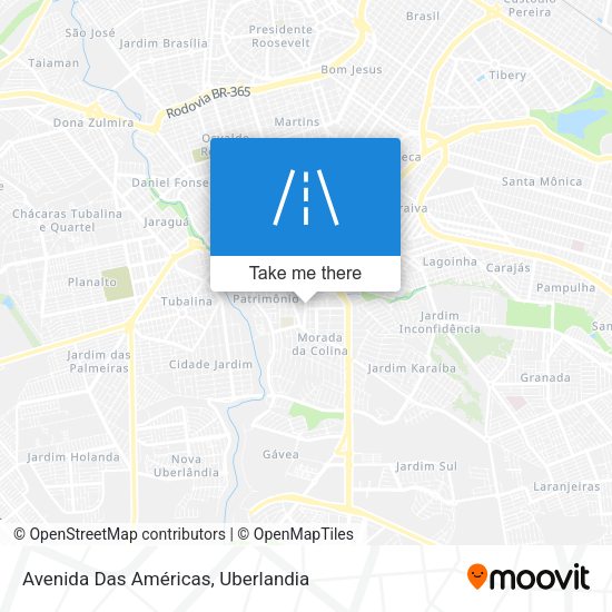 Avenida Das Américas map