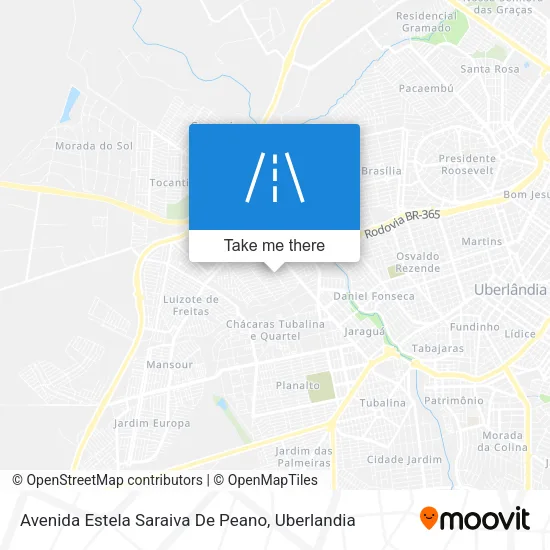 Avenida Estela Saraiva De Peano map