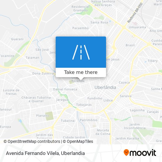 Mapa Avenida Fernando Vilela
