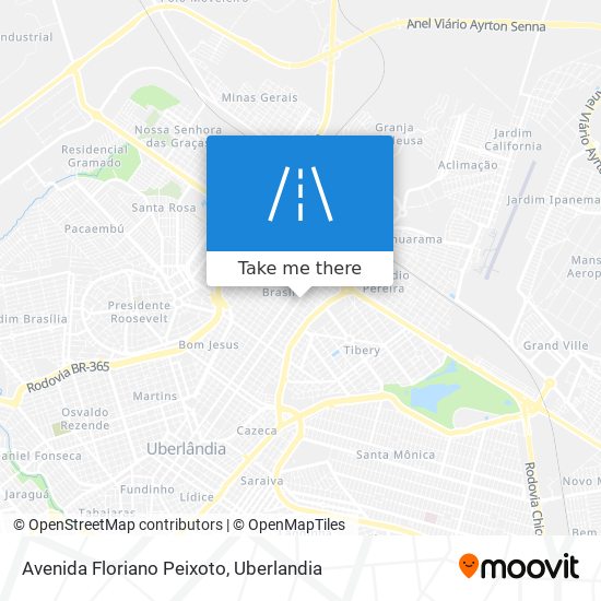 Mapa Avenida Floriano Peixoto