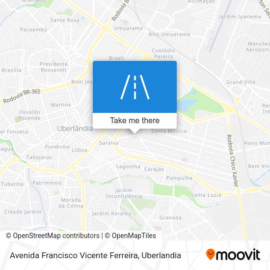 Avenida Francisco Vicente Ferreira map
