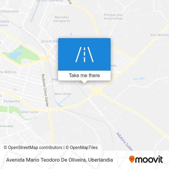 Avenida Mario Teodoro De Oliveira map
