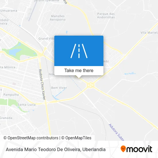 Avenida Mario Teodoro De Oliveira map