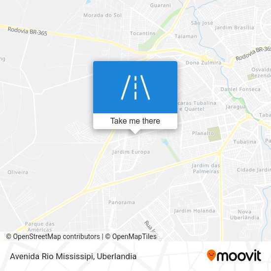 Avenida Rio Mississipi map