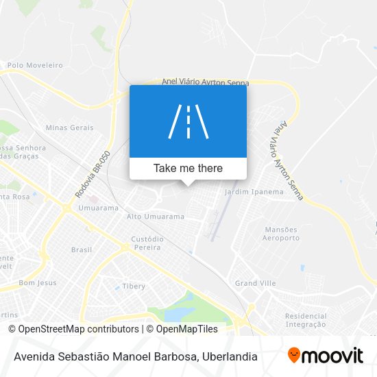 Avenida Sebastião Manoel Barbosa map