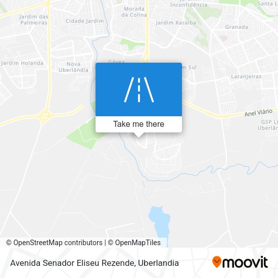 Avenida Senador Eliseu Rezende map