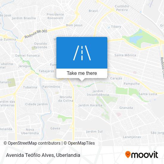 Avenida Teófilo Alves map