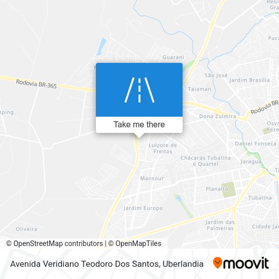 Avenida Veridiano Teodoro Dos Santos map
