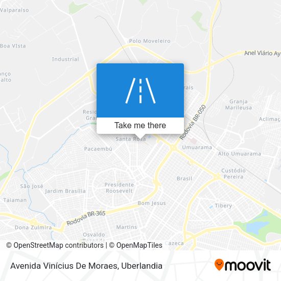 Avenida Vinícius De Moraes map