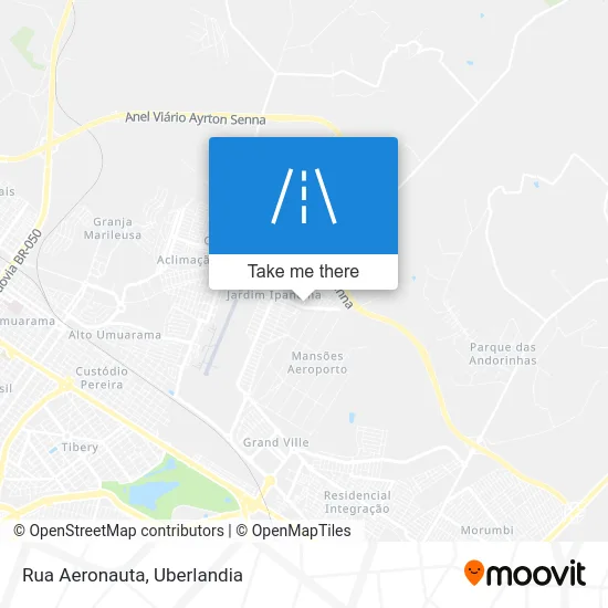 Rua Aeronauta map