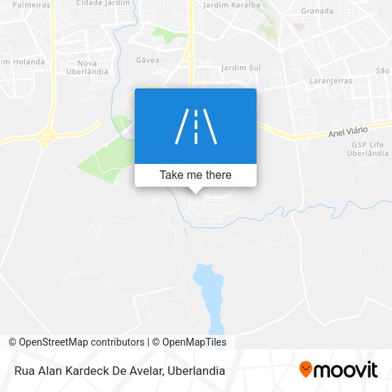 Rua Alan Kardeck De Avelar map