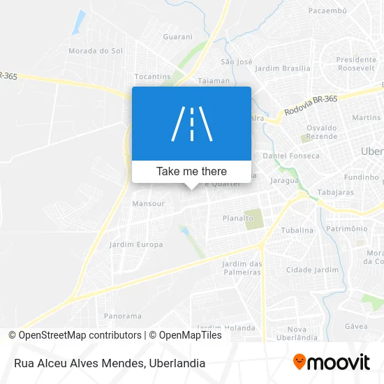 Rua Alceu Alves Mendes map