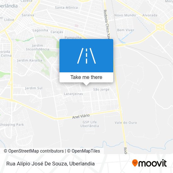 Rua Alípio José De Souza map