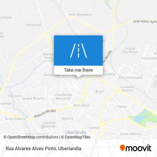 Rua Alvares Alves Pinto map
