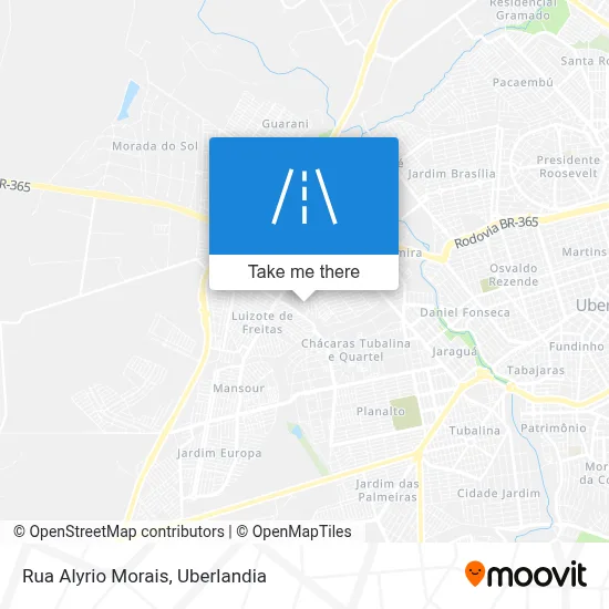 Rua Alyrio Morais map