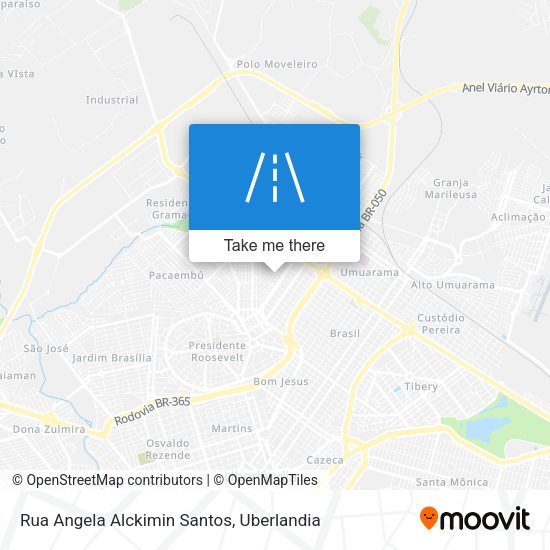 Rua Angela Alckimin Santos map