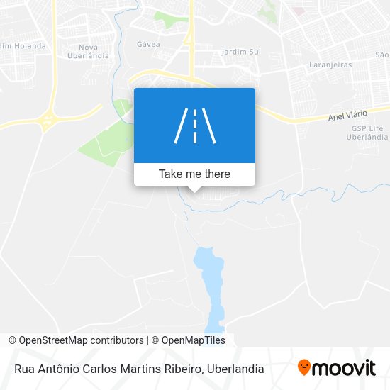 Rua Antônio Carlos Martins Ribeiro map