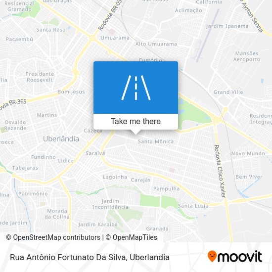 Rua Antônio Fortunato Da Silva map