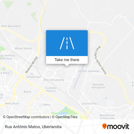 Rua Antônio Matos map
