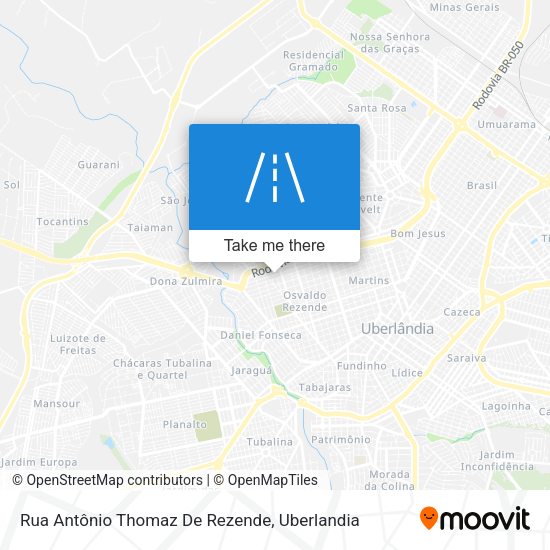 Rua Antônio Thomaz De Rezende map