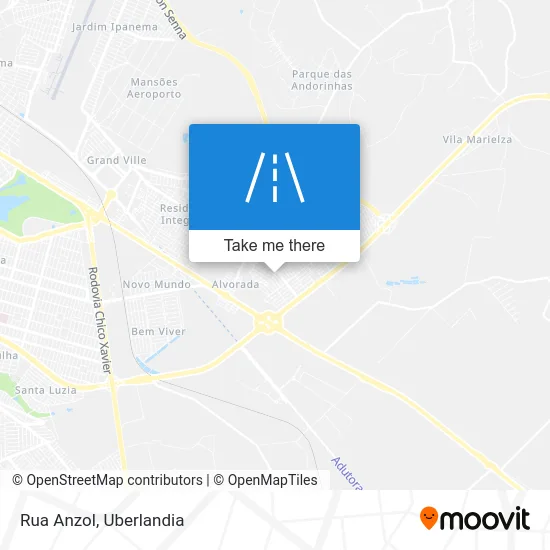 Rua Anzol map