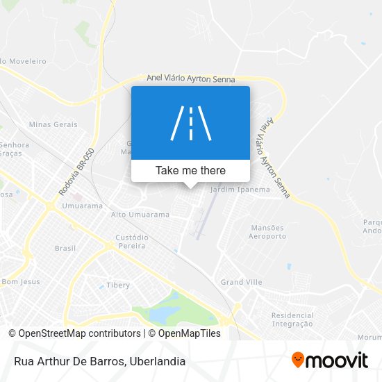 Rua Arthur De Barros map