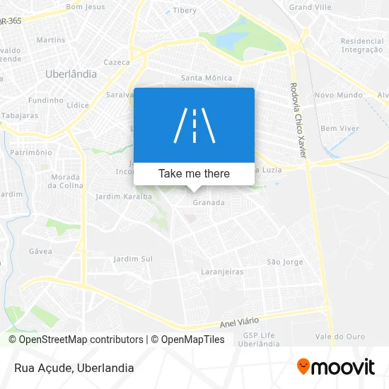 Rua Açude map